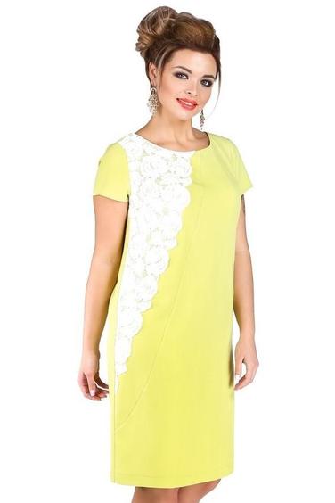 Платье 594 лимонный